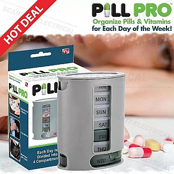 PASTILLERO ORGANIZADOR DE PASTILLAS 7 PZAS