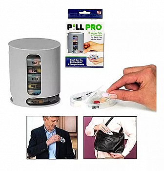 PASTILLERO ORGANIZADOR DE PASTILLAS 7 PZAS