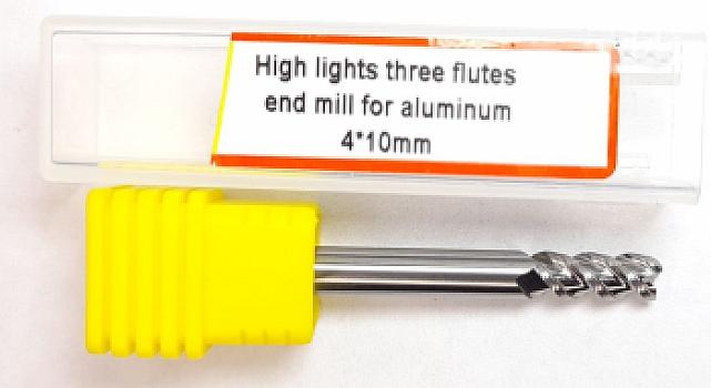 700-Fresa espiral Highlights 3 labios 4×10×50 mm HRC55