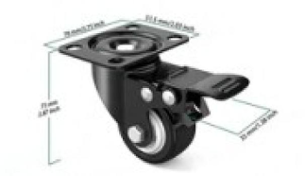 Rueda plataforma 2p bloqueo