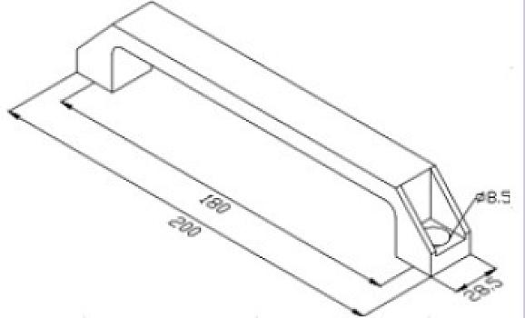 40SPJ-Jalador puerta L180 perfil aluminio