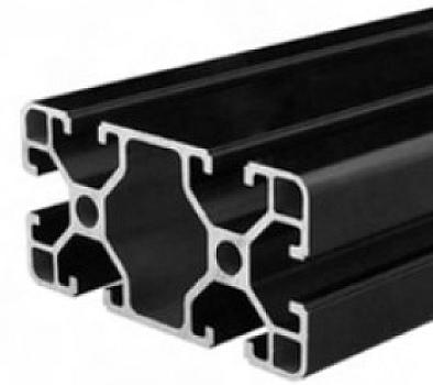 4080T50B-Perfil T-SLOT 4080 50cm negro