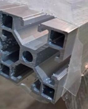 4040TE2M-Perfil T 4040 esquinado 2m