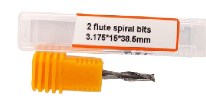 581-Fresa espiral 2 labios 3.175x15x38.5 mm