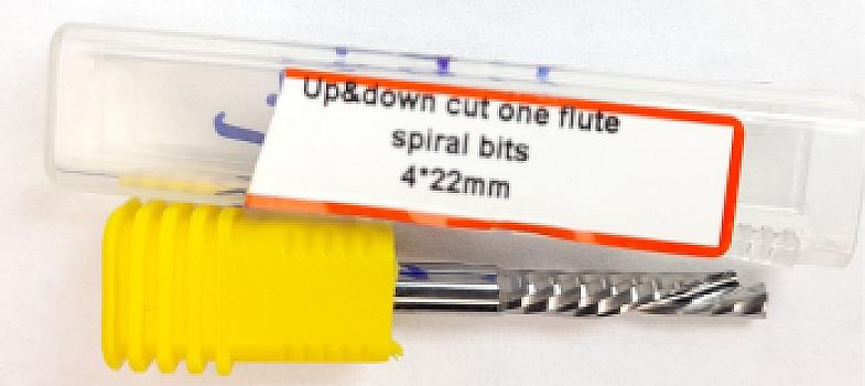 794-Fresa espiral compresión 1 labio 4×22 mm ca A