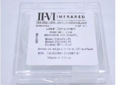 LL40-Lente Infrared 20mm 101.6mm laser CO2