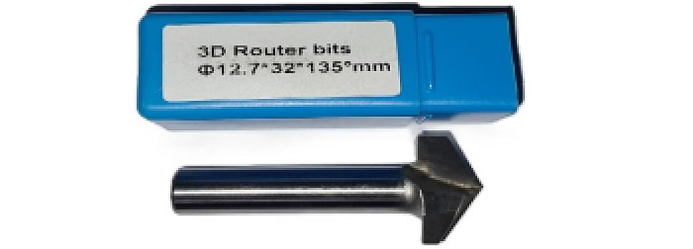 FM66-Fresa cónica 3D 12.7×32×135° corte triangular ca A