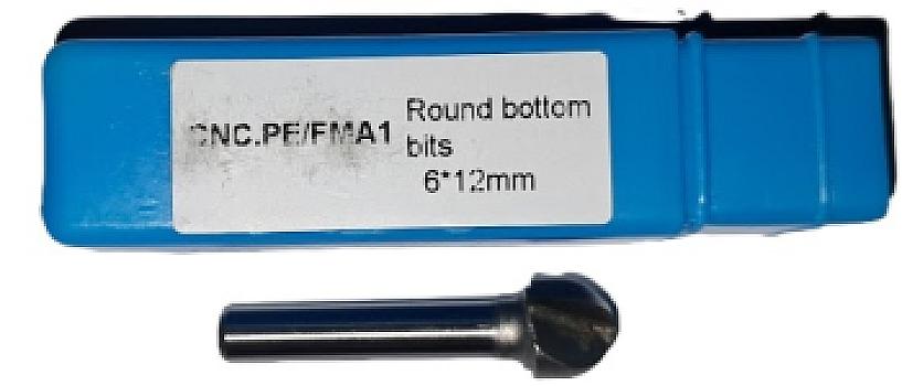 FMA1-Fresa canal semicircular madera 6×12 mm ca A