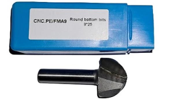 FMA9-Fresa canal semicircular madera 8×25 mm ca A