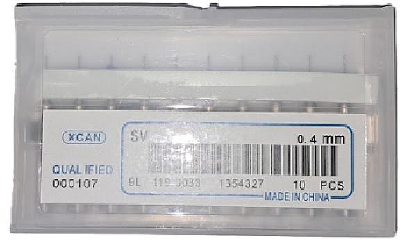 B0P4-Broca PCB carburo tungsteno 0.4mm punta SHK3.175 10 unidades