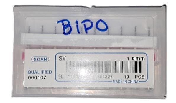 B1P0-Broca PCB carburo tungsteno 1.0mm punta SHK3.175 10 unidades