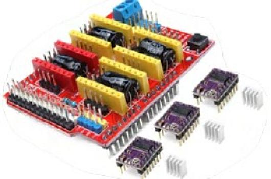 443K3-DRV8825 x3 con shield CNC