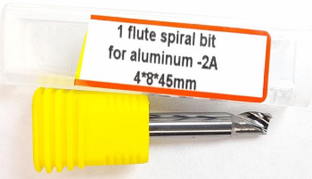 655-Fresa espiral 1 labio aluminio 4×8×45 mm ca2A