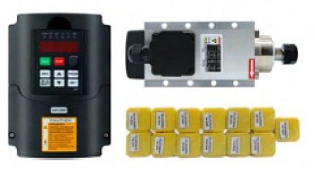 K6A-Kit spindle 6KW con variador y collets ER32