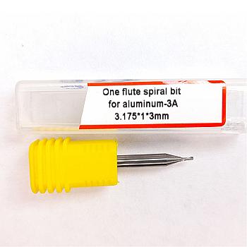 660-Fresa espiral 1 labio aluminio 3.175×1×3 mm ca3A