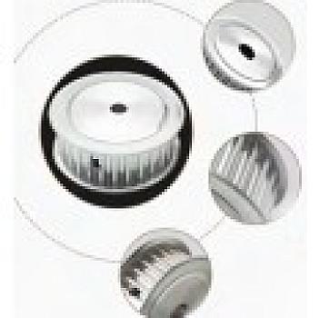 8MA12-Polea HTD8M 25mm 30D eje 22mm chaveta