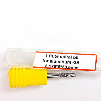 665-Fresa espiral 1 labio aluminio 3.175×6 mm ca3A
