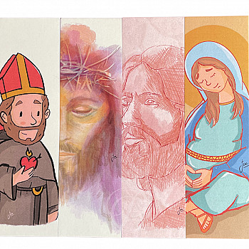 PACK DE SEPARADORES DE LIBRO -  ILUSTRACIONES CATÓLICAS