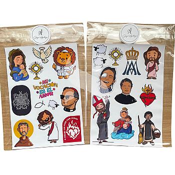 PLANCHA DE STICKERS - ILUSTRACIONES CATÓLICAS