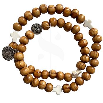 PULSERA MADERA 50 CUENTAS