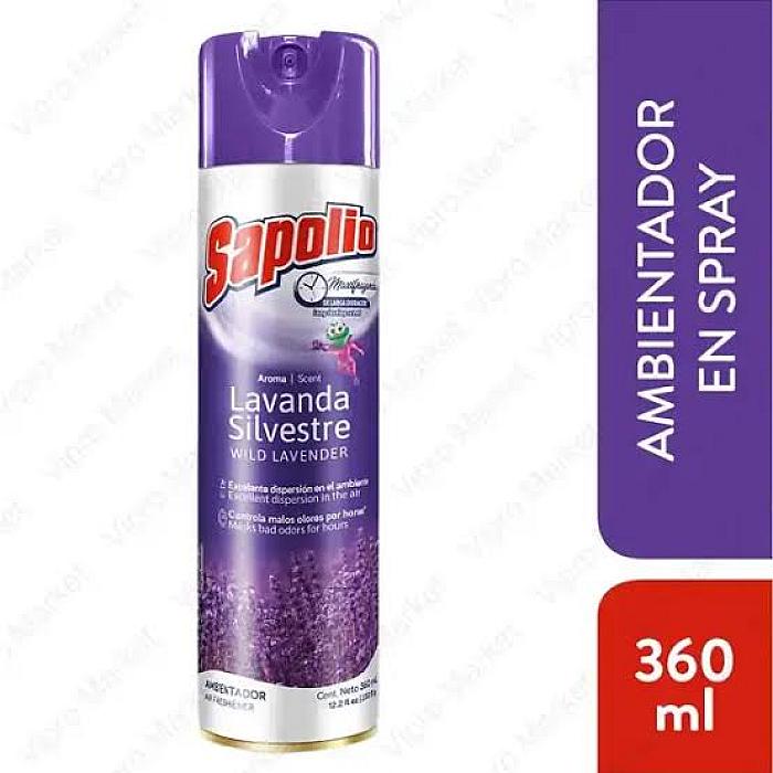 AMBIENTADOR SAPOLIO LAVANDA 360ML