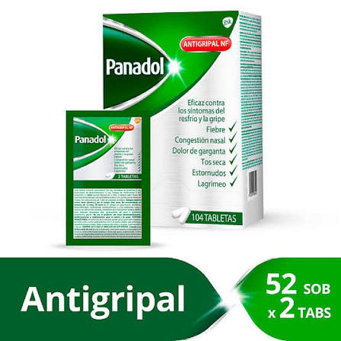 PANADOL ANTIGRIPAL X 2TABLETAS