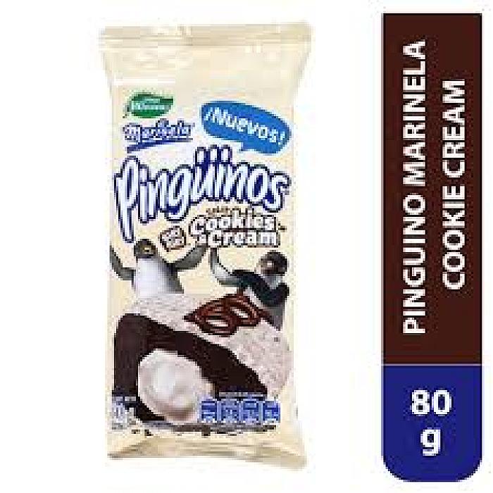 PINGUINOS MARINELA COOKIES AND CREAM - 80GR