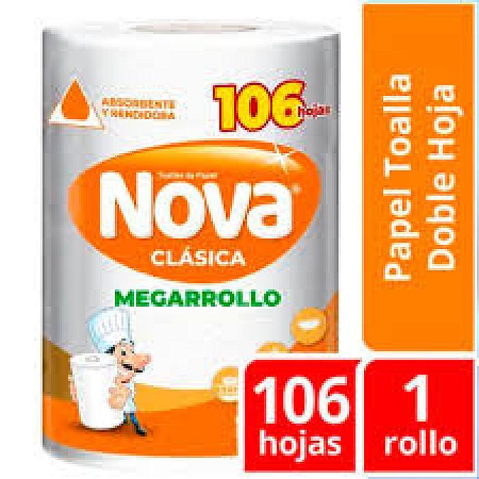 NOVA PAPEL  TOALLA MEGARROLLO CLASICA