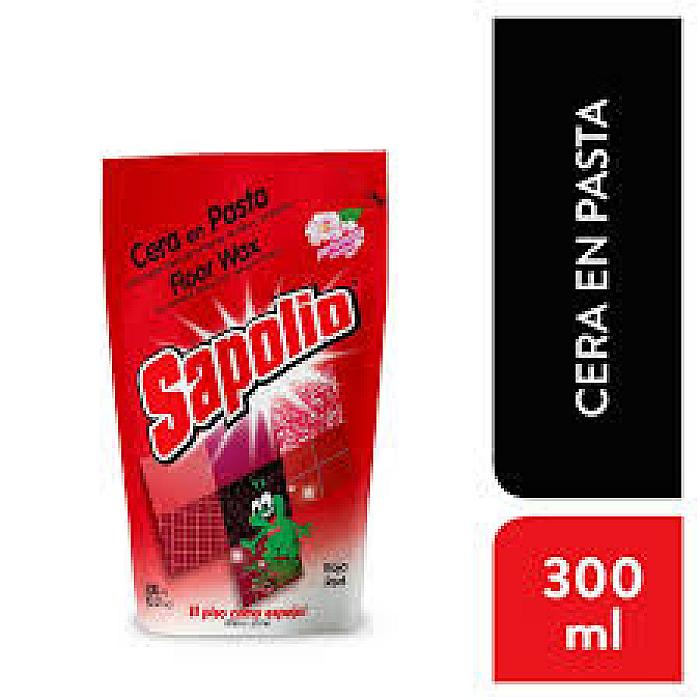 CERA EN PASTA ROJA SAPOLIO  300 ML