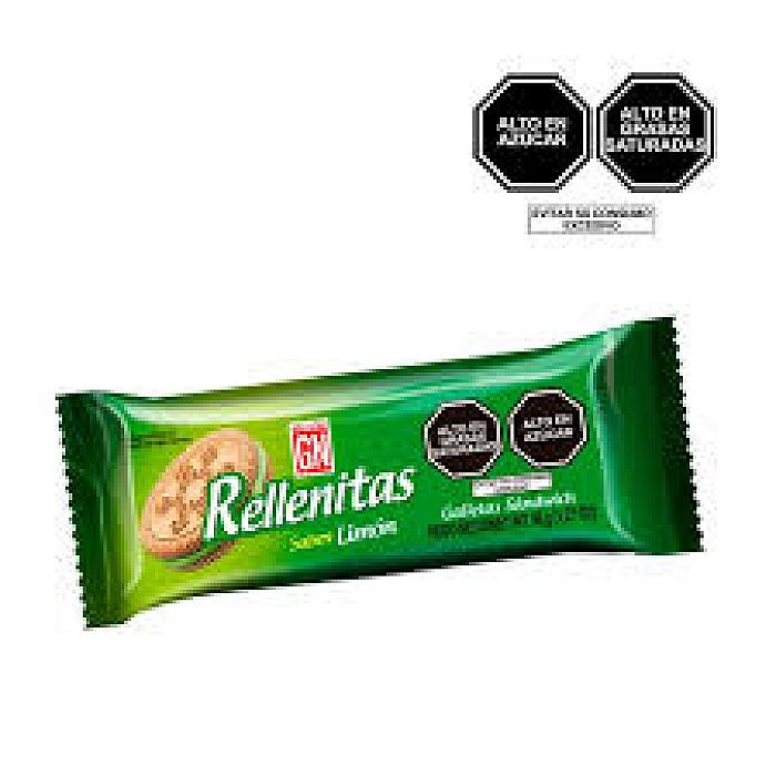 GALLETAS RELLENITAS SABOR LIMON - 36G