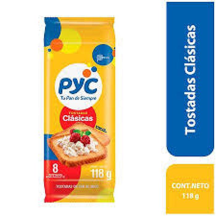 PYC TOSTADAS CLASICAS 118 GR