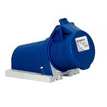 TOMA VISIBLE 16AMP 2P+T 250V AZUL 6H IP44 MENNEKES