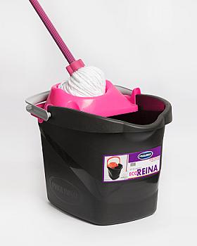 SET LIMPIEZA REINA BALDE NEGRO 18LTS + MOPA 250GR PROLIMSO