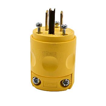 ENCHUFE INDUSTRIAL 3P AMARILLO LEVITON