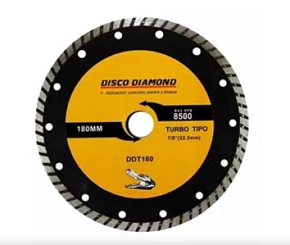 DISCO DIAMANTADO CONCRETO 7 1/4" TURBO