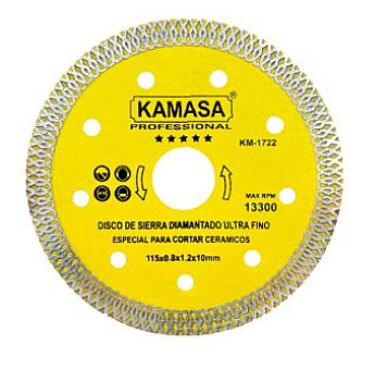 DISCO DIAMANTADO CONCRETO ULTRA FINO 4 1/2" KAMASA