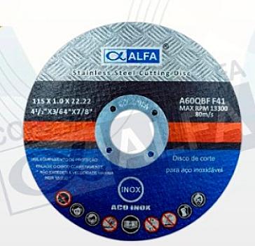 DISCO CORTE FINO METAL 4 1/2" ALFA