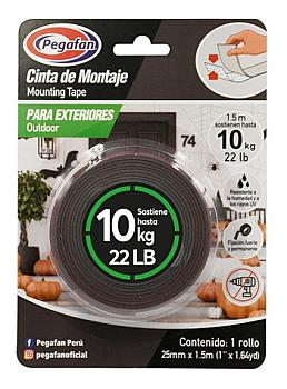 CINTA DOBLE CONTACTO EXP 25MM X 1.5M PEGAFAN