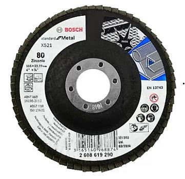 DISCO FLAP POLIFAN 4 1/2" GR80 115M BOSCH