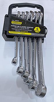 JUEGO DE LLAVES MIXTAS 6 PZS 8MM - 14MM KAMASA