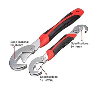 SET DE 2 LLAVES UNIVERSALES TOOLMAX