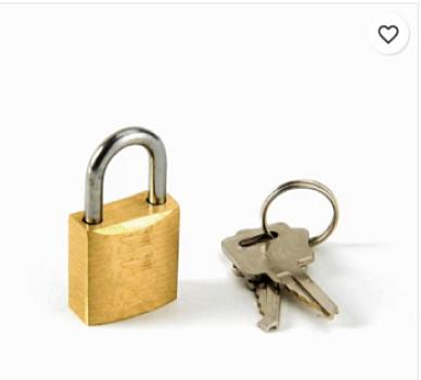 CANDADO DORADO 38MM WINGS