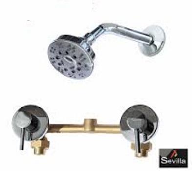 MEZCLADORA PARA DUCHA CROMADA T-MANIJA SEVILLA