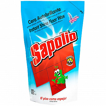 CERA LIQUIDA AUTOBRILLANTE ROJA 300ML SAPOLIO