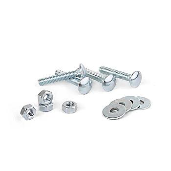 PERNO CAMA 1/4 + TUERCA + ARANDELA