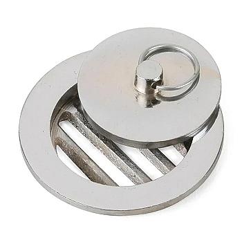 REJILLA 2" C/TAPON CROMADO SOLIDO