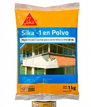SIKA IMPERMEABILIZANTE PARA CONCRETO Y MORTERO POLVO 1KG