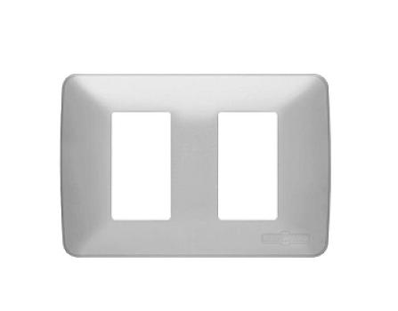 TAPA INTERCAMBIABLE DOBLE ALUMINIO HOME LIGHT