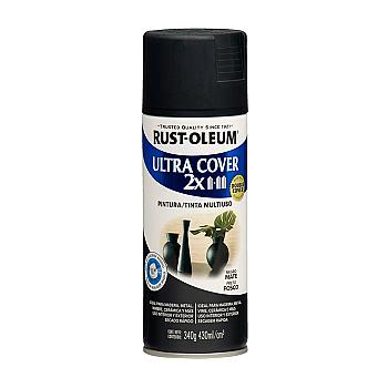 PINTURA SPRAY NEGRO MATE PREMIUM RUST OLEUM