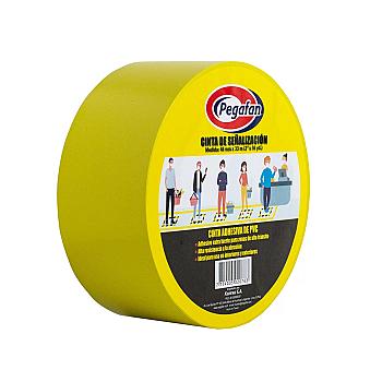 CINTA DELIMITADORA AMARILLA 50MM X 36YRDS PEGAFAN